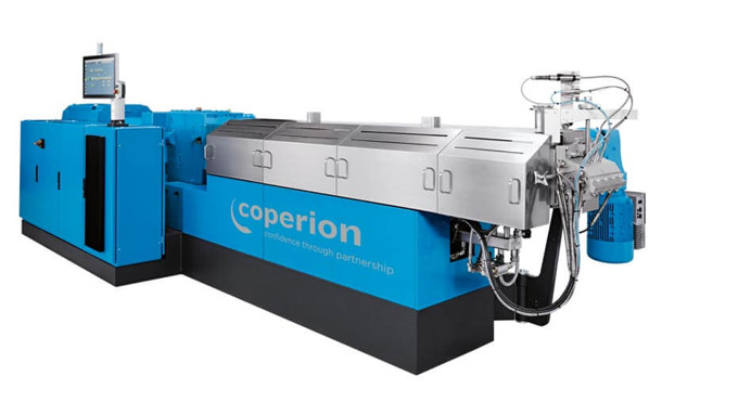 Coperion twin screw extruder ZSK 58 compact