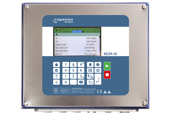 Coperion K-Tron KCM-III Dosierersteuerungsmodul mit LCD-Anzeige