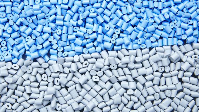 Coperion plastics Masterbatch blue grey