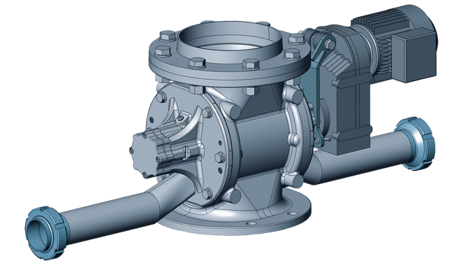 Coperion rotary valve ZFD