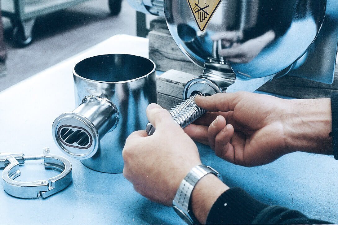 Schneckenwellenaustausch