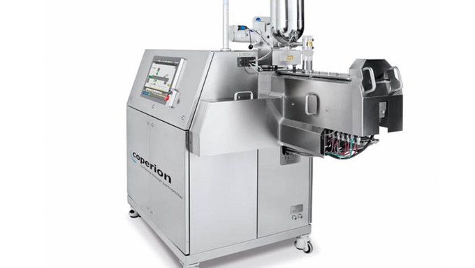 Coperion twin screw extruder ZSK 18 MEGAlab side
