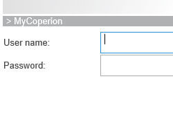Coperion service account login