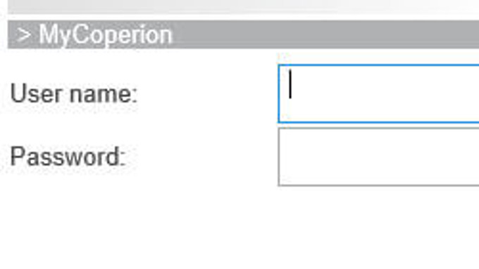 Coeprion Service Accountanmeldung