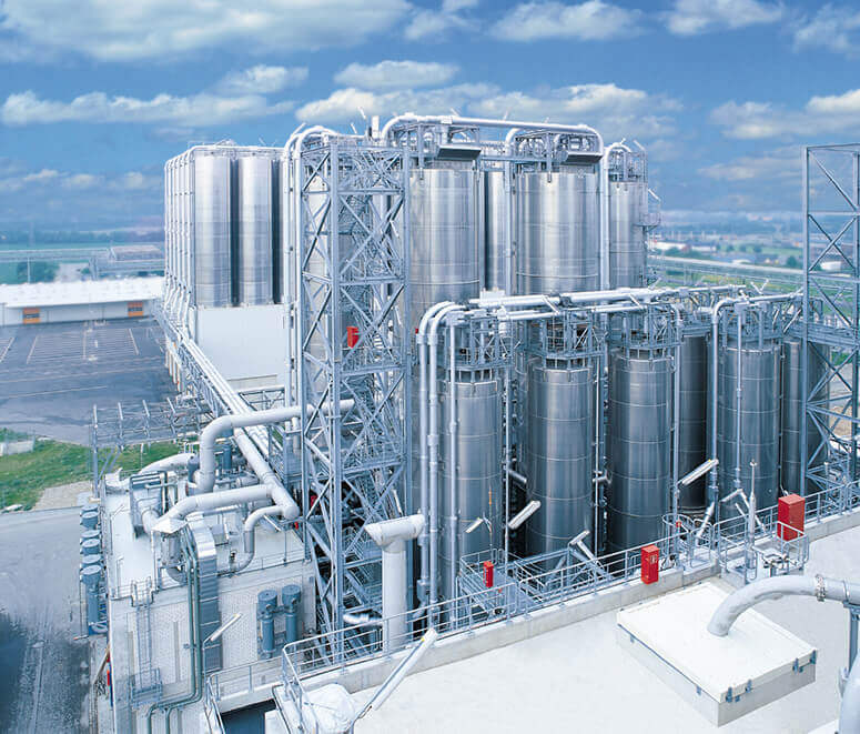 Plant for polyolefin production