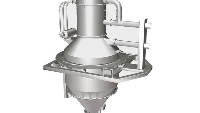 Coperion K-Tron 1000 Liter Vakuum-Abscheider für Chargenwägung
