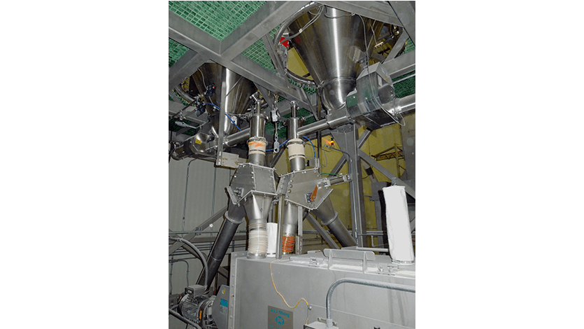 Loss in Weight Feeders Feeding Spice Ingredients to Continuous Mixer
