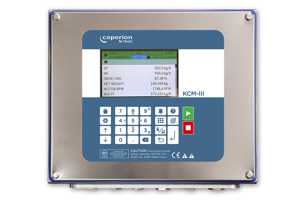 Coperion K-Tron KCM Dosierersteuerungsmodul mit LCD-Anzeige