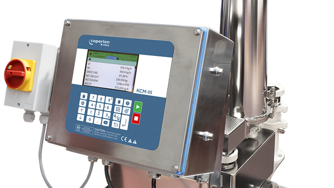 The Coperion K-Tron KCM control module is the brain of the feeder