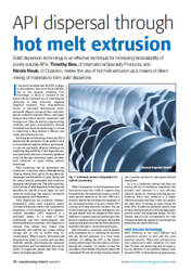 2011_Hot-Melt-Extrusion_Manufacturing_Chemist_04-2011_EN