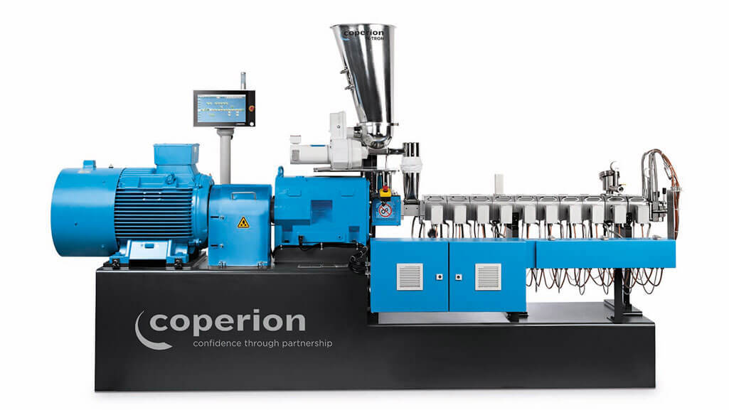 Coperion twin screw extruder STS 35 Mc11