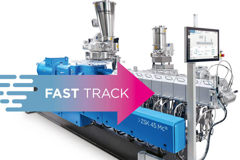 ZSK Extruder von Coperion als Fast Track Variante