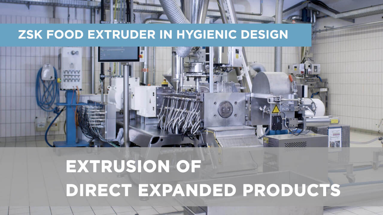 Coperion Exrtusion of Direct Expanded Products