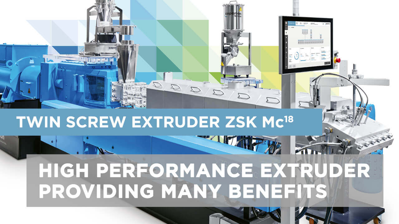 What makes the ZSK Mc¹⁸ a high-performance extruder?