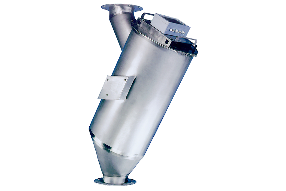 Impact flow meter for bulk solids