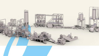 Kunststoff-Recyclinganlage von Coperion und Herbold Meckesheim