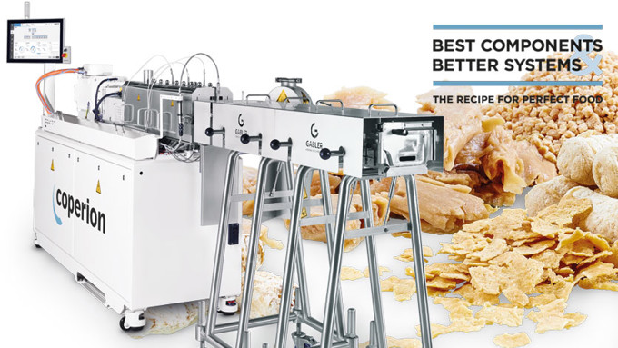 Coperion ZSK Food Extruder mit Kühldüse Die MEGAtex