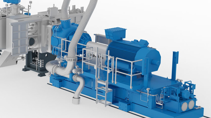 Coperion Unterwassergranulierung UG mit ZSK MEGAcompounder